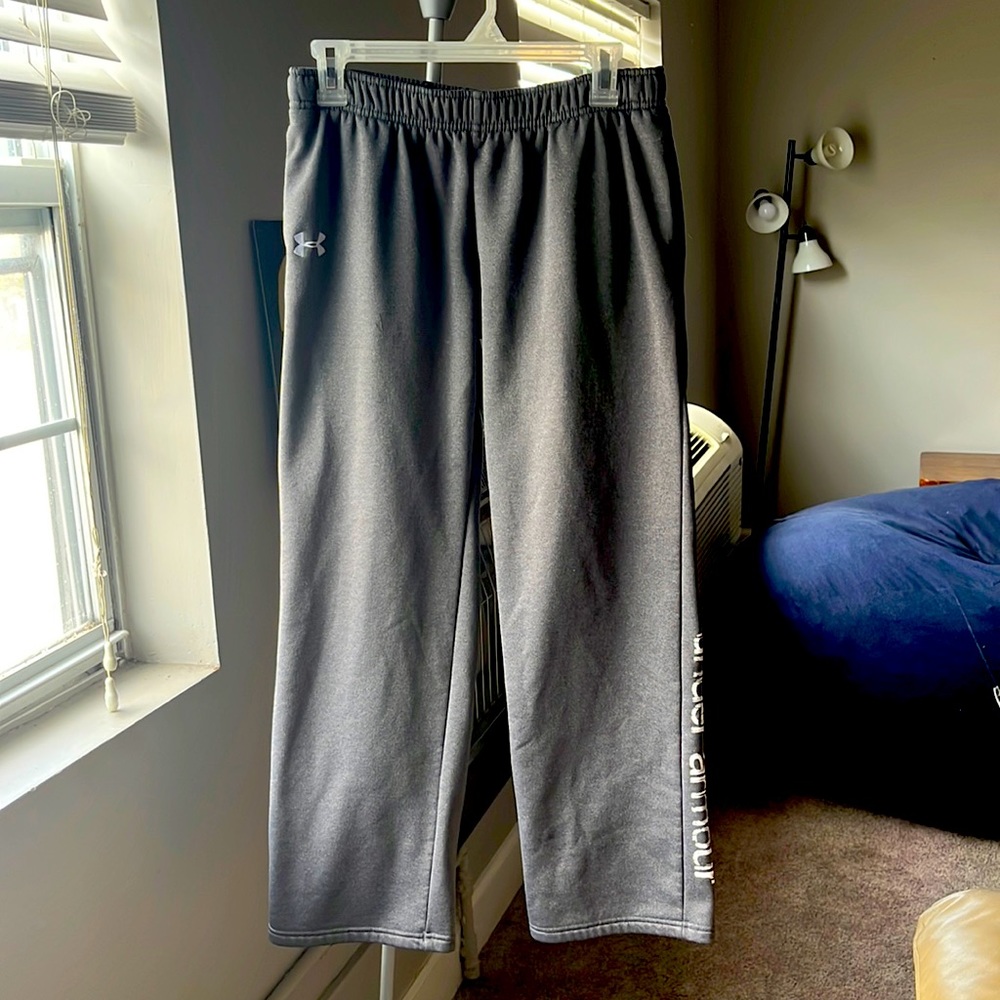 Gray sweatpants